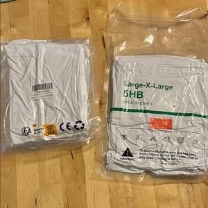 3 Pair White Large-X Large Volleyball/Biker Shorts- New